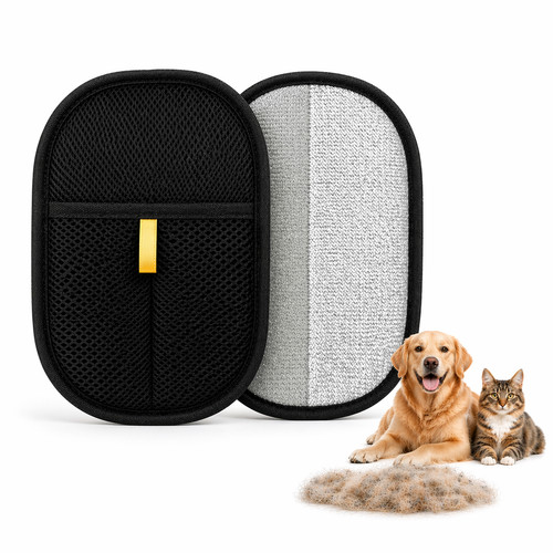 2pz guanto peli cane - -,