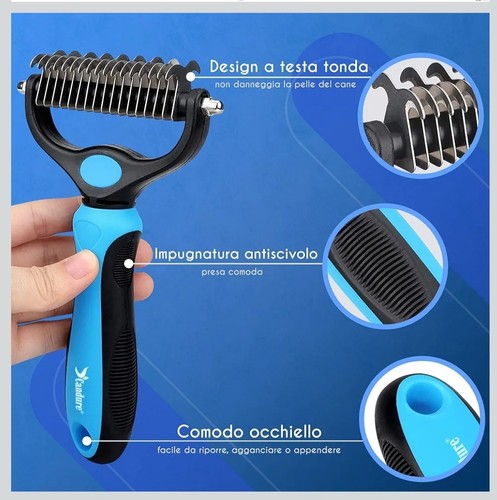 Spazzola cane gatto pelo - cane,