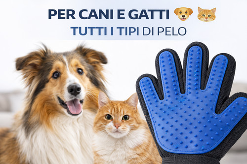 Guanto rimuovi peli cane - rimuovi,